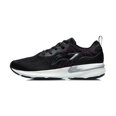 (W) Li-Ning Lifestyle Sportswear Running Shoes 'Black'