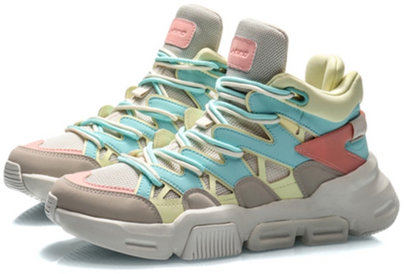(W) Li-Ning Sepatu Basket Light Hi 'Biru' AGBQ062-3 Lookbook (W) Li-Ning Sepatu Basket Light Hi 'Biru' AGBQ062-3
