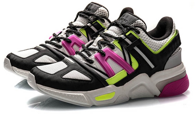 (W) Li-Ning Light Classic Loisir Bas ''Noir Gris Vert Néon'' AGCQ188-1 Lookbook (W) Li-Ning Light Classic Loisir Bas ''Noir Gris Vert Néon'' AGCQ188-1