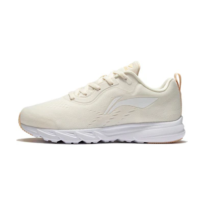 (W) Li-Ning Light Weight Sport Shoes 'Beige White'