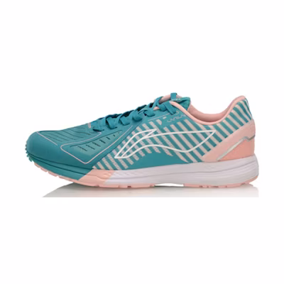 (W) Li-Ning Light Weight Sport Shoes 'Teal Orange'