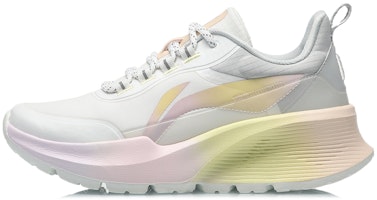 (Women) Li-Ning Lightweight 'White Grey Pink' ARHQ336-1 (Women) Li-Ning Lightweight 'White Grey Pink' ARHQ336-1