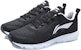 (W) Li-Ning Rendah Ringan Kasut Lari 'Hitam' ARBR006-1