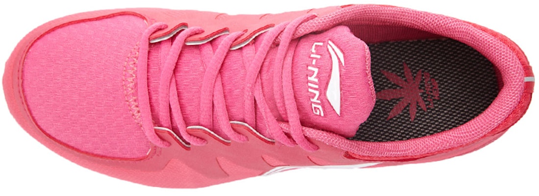 (Women) Li-Ning Lightweight Low-Top Running 'Pink White' ARBK004-1 Lookbook (Women) Li-Ning Lightweight Low-Top Running 'Pink White' ARBK004-1
