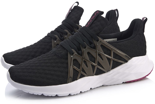(Women) Li-Ning Lightweight Running 'Black White' ARHN258-1 Lookbook (Women) Li-Ning Lightweight Running 'Black White' ARHN258-1