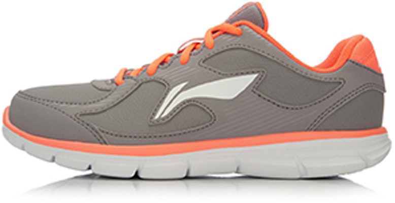(Women) Li-Ning Lightweight Running 'Grey Orange White' ARBK076-2 Buy (Women) Li-Ning Lightweight Running 'Grey Orange White' ARBK076-2