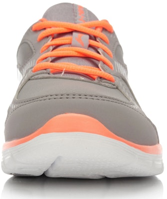 (W) Li-Ning Sepatu Lari Ringan 'Abu-Oranye-Putih' ARBK076-2 Shop (W) Li-Ning Sepatu Lari Ringan 'Abu-Oranye-Putih' ARBK076-2