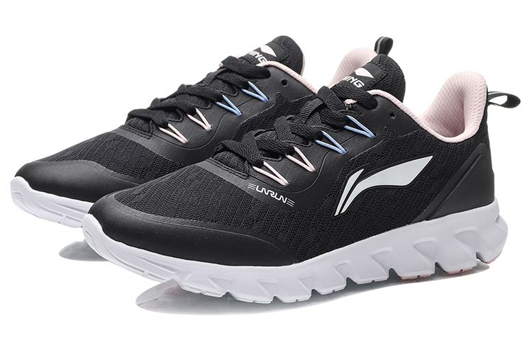 Lookbook (W) Zapatillas de Running Ligeras Li-Ning 'Negro Blanco' ARBP062-1