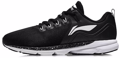 (Women) Li-Ning Lightweight Running Shoes 'Black White' ARBN206-1