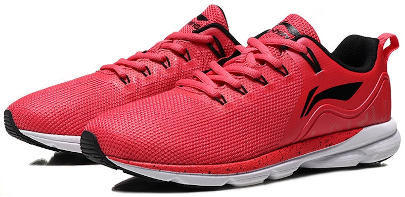 (Women) Li-Ning Lightweight Running Shoes 'Red Black' ARBN206-4 Lookbook (Women) Li-Ning Lightweight Running Shoes 'Red Black' ARBN206-4