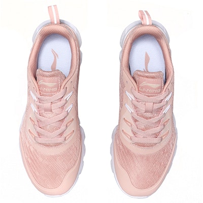 (Women) Li-Ning Lightweight Running Sneaker 'Pink White' ARBP062-2 Shop (Women) Li-Ning Lightweight Running Sneaker 'Pink White' ARBP062-2