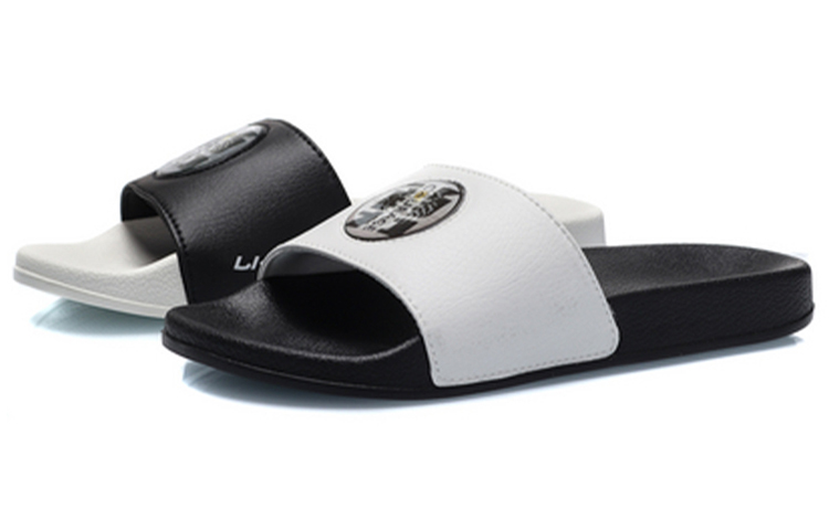 (W) Li-Ning Lightweight Stylish Slippers 'Black White' 圖 3