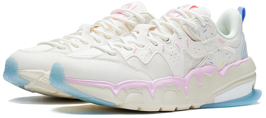 (Women) Li-Ning Flex Sportstyle Shoes 'Marshmallow' AGLS114-3 Lookbook (Women) Li-Ning Flex Sportstyle Shoes 'Marshmallow' AGLS114-3