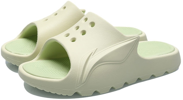 (Women) Li-Ning LNBB Sport Slides 'Beige Green' ABTR006-3 Lookbook (Women) Li-Ning LNBB Sport Slides 'Beige Green' ABTR006-3
