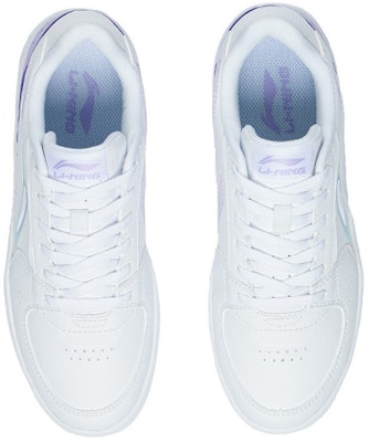 李宁 防滑耐磨 低幫 板鞋 女款 丁香紫 Shop 李宁 防滑耐磨 低幫 板鞋 女款 丁香紫