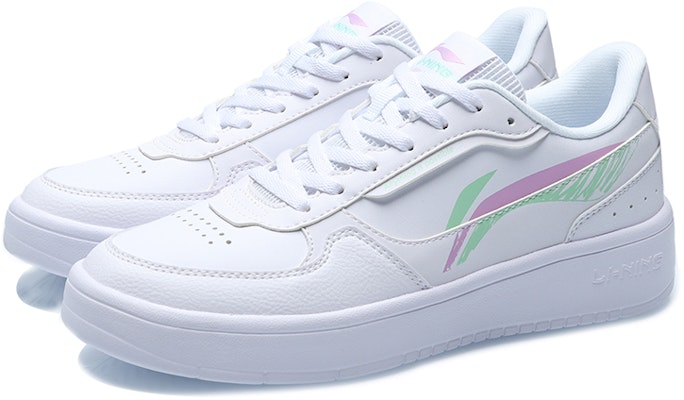 (Women) Li-Ning Low-Top 'White' AGCR198-1 Lookbook (Women) Li-Ning Low-Top 'White' AGCR198-1