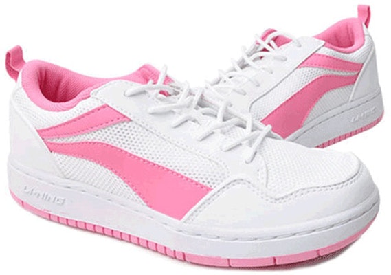 (W) 리닝 핑크-화이트 로우탑 스니커즈 (Li-Ning pink-white low-top sneakers) ALCG056-3 Lookbook (W) 리닝 핑크-화이트 로우탑 스니커즈 (Li-Ning pink-white low-top sneakers) ALCG056-3