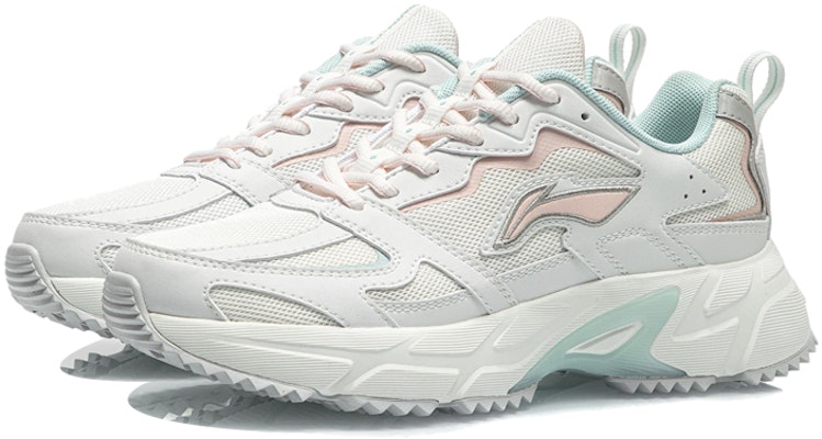 (W) Zapatillas Retro para Correr Li-Ning 'Blanco Rosa' ARLQ004-5 Lookbook (W) Zapatillas Retro para Correr Li-Ning 'Blanco Rosa' ARLQ004-5
