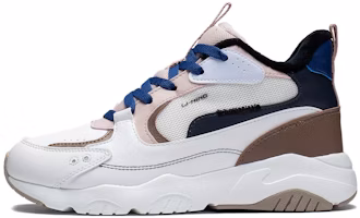 (Women) Li-Ning Mid-Top 'White Black Brown' AGLS210-1 (Women) Li-Ning Mid-Top 'White Black Brown' AGLS210-1