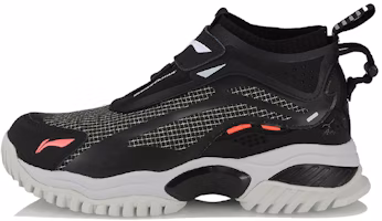 (Women) Li-Ning Mid-Top Casual Running Shoes 'Black' AGLP128-4 (Women) Li-Ning Mid-Top Casual Running Shoes 'Black' AGLP128-4