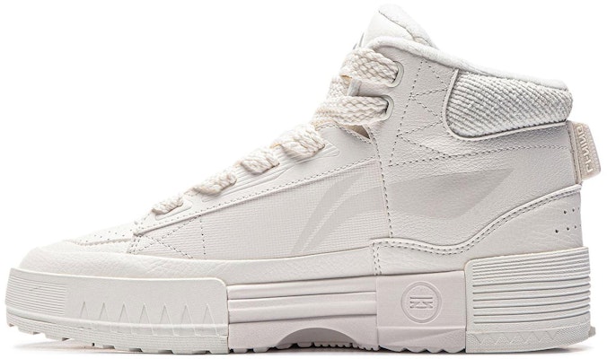 LiNing李寧 里程 休閒百搭 防滑耐磨 中幫 板鞋 女款 白色 Buy LiNing李寧 里程 休閒百搭 防滑耐磨 中幫 板鞋 女款 白色