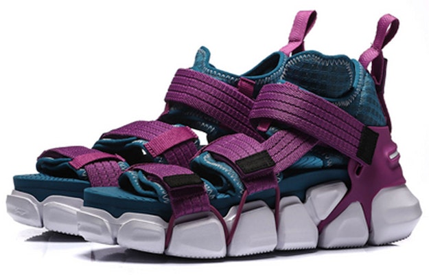 (Women) Li-Ning Mix 2 Platform Paris Fashion Week 'Purple Green' AGLN252-2 Lookbook (Women) Li-Ning Mix 2 Platform Paris Fashion Week 'Purple Green' AGLN252-2