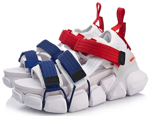(Women) Li-Ning Mix 2 Platform Paris Fashion Week 'White Blue Red' AGLN252-1 Lookbook (Women) Li-Ning Mix 2 Platform Paris Fashion Week 'White Blue Red' AGLN252-1