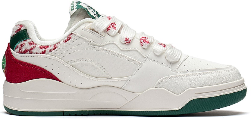 (Women) Li-Ning Moon White 'White Red Green' AGCS427-8 Order (Women) Li-Ning Moon White 'White Red Green' AGCS427-8