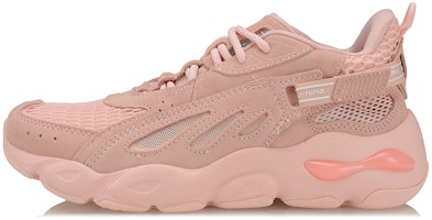 (Women) Li-Ning New York Fashion Week Breathable Lightweight Casual Dad Shoes Pink AGLP104-2 (Women) Li-Ning New York Fashion Week Breathable Lightweight Casual Dad Shoes Pink AGLP104-2