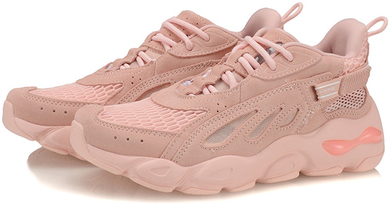 (W) Sepatu Kasual Ringan Bernapas Li-Ning NYFW Pink untuk Ayah AGLP104-2 Lookbook (W) Sepatu Kasual Ringan Bernapas Li-Ning NYFW Pink untuk Ayah AGLP104-2
