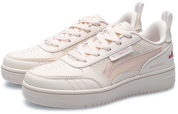 (W) 李宁258经典休闲低帮‘粉米色’ AGCR202-2 Lookbook (W) 李宁258经典休闲低帮‘粉米色’ AGCR202-2