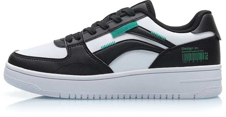 (Women) Li-Ning No.258 Classic Leisure Low 'White Black Green' AGCN402-2 Buy (Women) Li-Ning No.258 Classic Leisure Low 'White Black Green' AGCN402-2