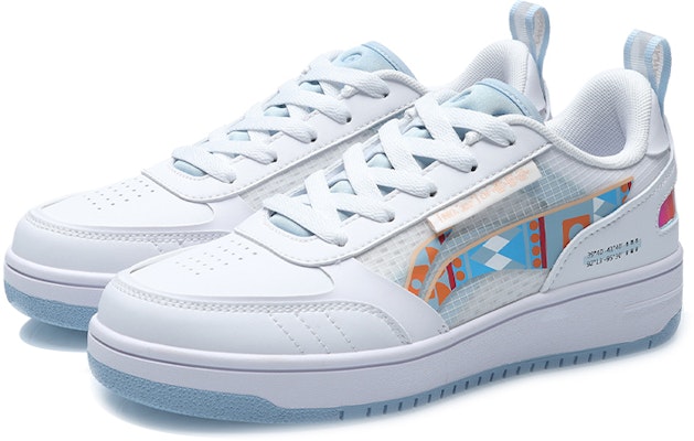 (Women) Li-Ning No.258 Classic Leisure Low 'White Blue' AGCR202-3 Lookbook (Women) Li-Ning No.258 Classic Leisure Low 'White Blue' AGCR202-3