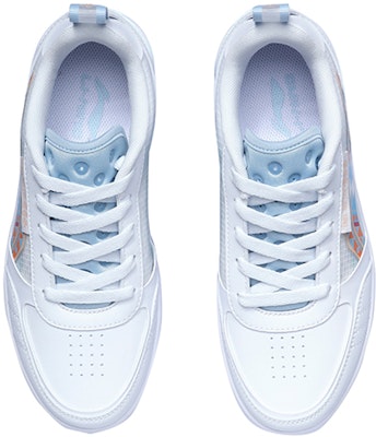 (Women) Li-Ning No.258 Classic Leisure Low 'White Blue' AGCR202-3 Shop (Women) Li-Ning No.258 Classic Leisure Low 'White Blue' AGCR202-3