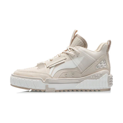 (W) Li-Ning No.258 Mid 'White Grey Pink'