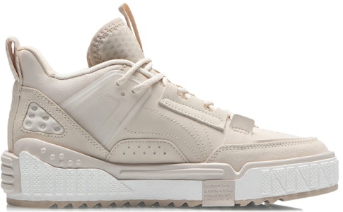 LiNing李寧 NO.258 新程 防滑耐磨 中幫 板鞋 女款 淺灰粉 Order LiNing李寧 NO.258 新程 防滑耐磨 中幫 板鞋 女款 淺灰粉