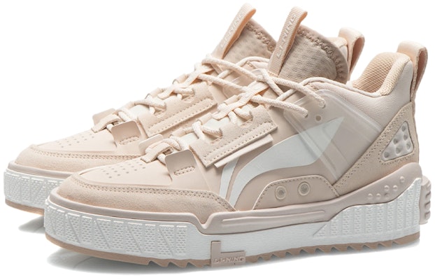 (Women) Li-Ning No.258 Mid 'White Grey Pink' AGCR312-3 Lookbook (Women) Li-Ning No.258 Mid 'White Grey Pink' AGCR312-3