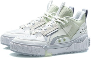 (W) Li-Ning NO.258 Mid 'Putih Hijau Muda' AGCR312-4 Lookbook (W) Li-Ning NO.258 Mid 'Putih Hijau Muda' AGCR312-4