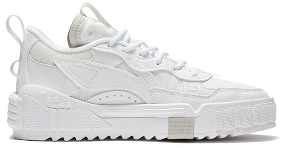 LiNing李寧 新程 低幫 板鞋 女款 白色 Order LiNing李寧 新程 低幫 板鞋 女款 白色