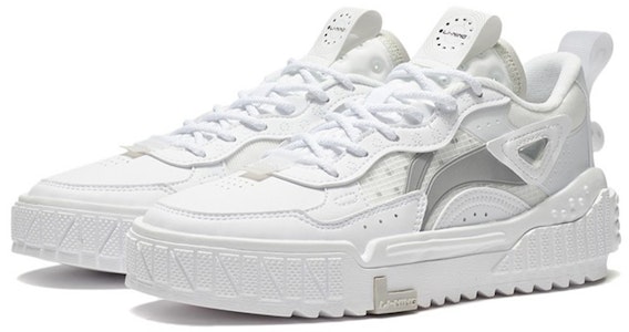 LiNing李寧 新程 低幫 板鞋 女款 白色 Lookbook LiNing李寧 新程 低幫 板鞋 女款 白色