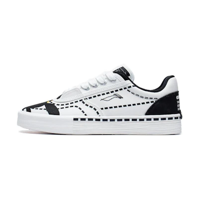 (W) Li-Ning Oswald the Lucky Rabbit Skate Shoes 'White Black'