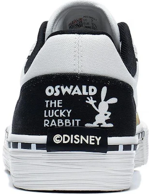 迪士尼OSWALD x LiNing李寧 50/50 防滑耐磨 低幫 板鞋 女款 白黑 Details for 迪士尼OSWALD x LiNing李寧 50/50 防滑耐磨 低幫 板鞋 女款 白黑