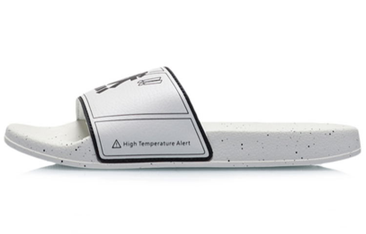 (W) Li-Ning Other Sports slippers 'Black White'