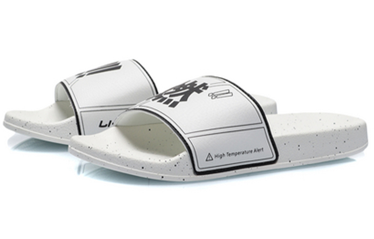 (W) Li-Ning Other Sports slippers 'Black White' 圖 3