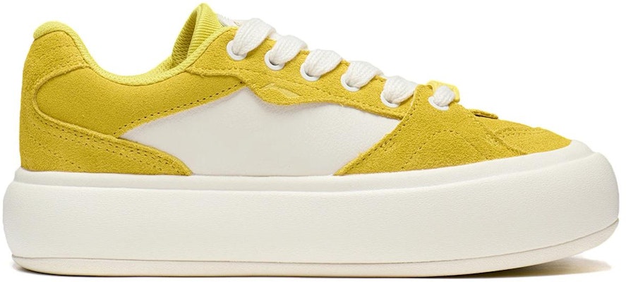 (Women) Li-Ning Platform Skate Shoes 'Yellow White' AZGT026-3 Order (Women) Li-Ning Platform Skate Shoes 'Yellow White' AZGT026-3