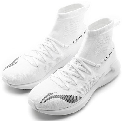 (Women) Li-Ning Professional High-Top Running 'White Blue' ARBN004-2 Lookbook (Women) Li-Ning Professional High-Top Running 'White Blue' ARBN004-2