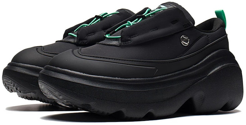 (Women) Li-Ning Puff Platform 'Black Green' AZGS072-2 Lookbook (Women) Li-Ning Puff Platform 'Black Green' AZGS072-2