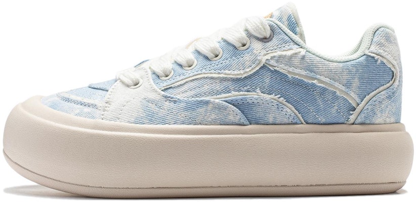 (Women) Li-Ning Puff Platform 'Denim Blue Beige' AZGT026-10 Buy (Women) Li-Ning Puff Platform 'Denim Blue Beige' AZGT026-10