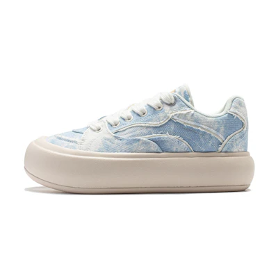 (W) Li-Ning Puff Platform 'Denim Blue Beige'