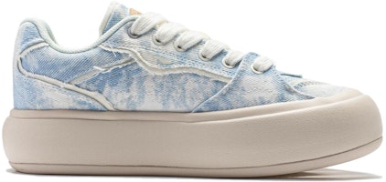 (W) Li-Ning Puff Platform 'Denim Biru Beige' AZGT026-10 Order (W) Li-Ning Puff Platform 'Denim Biru Beige' AZGT026-10